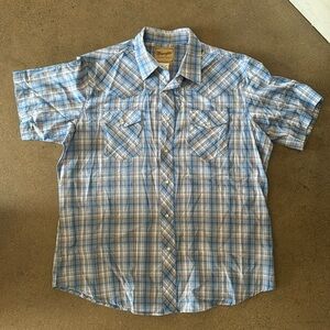 Men’s Blue Button Down Shirt
